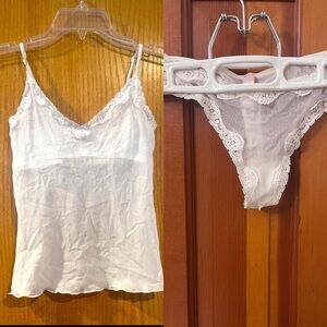 Lingerie Tank Top and Panties set Victorias Secret